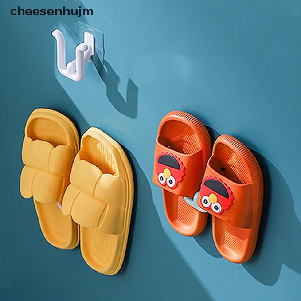 Giá Treo Dép Gắn Tường Không Cần Đục Lỗ Thoát Nước Tiện Dụng