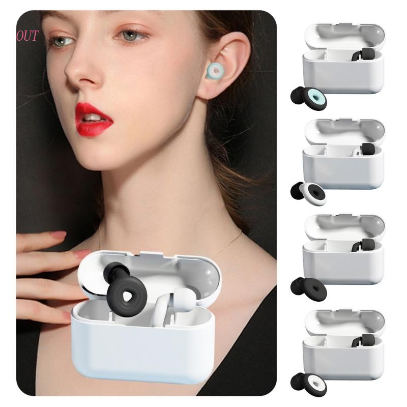 Vỏ Bọc Tai Nghe Nhét Tai Bằng Silicone Thân Thiện Với Môi Trường Cách Âm Có Thể Giặt Rửa