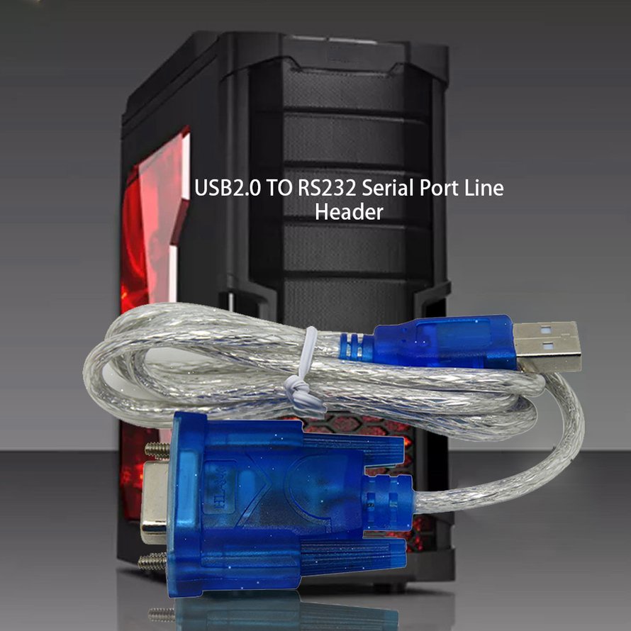 Flexible Design USB to RS232 serial line USB2.0 9-pin serial cable com port