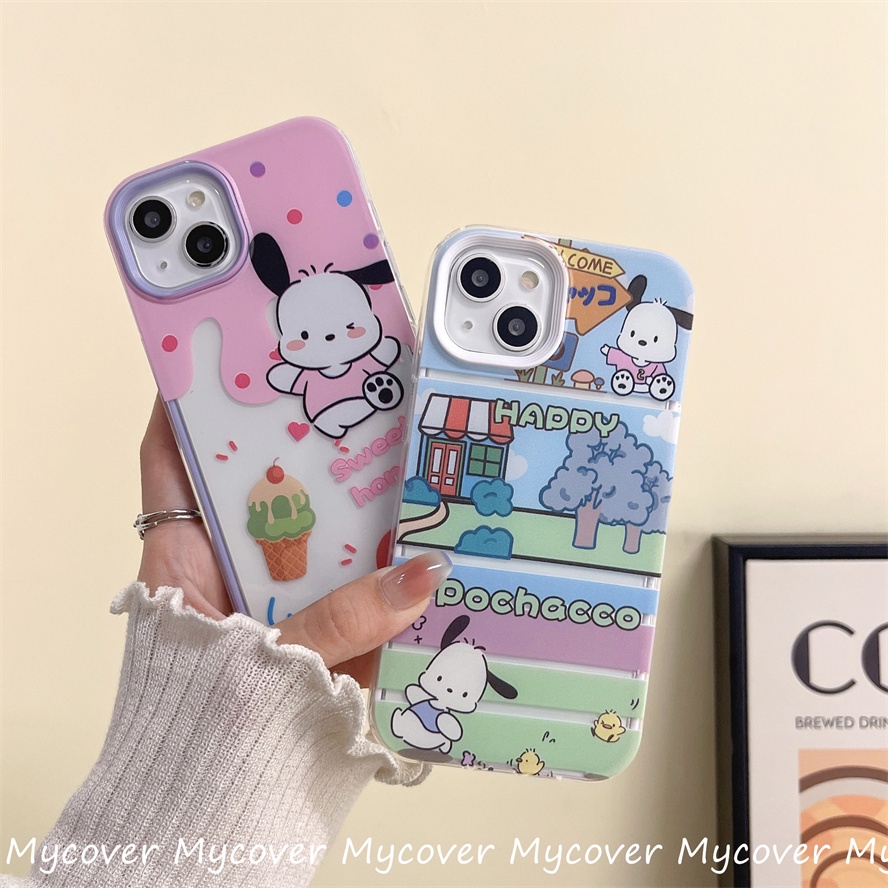 Ốp Điện Thoại Silicon Mềm Hình Cún Hoạt Họa Cho iPhone 14 13 12 11 Pro Max X XR Xs Max 6 7 8 Plus