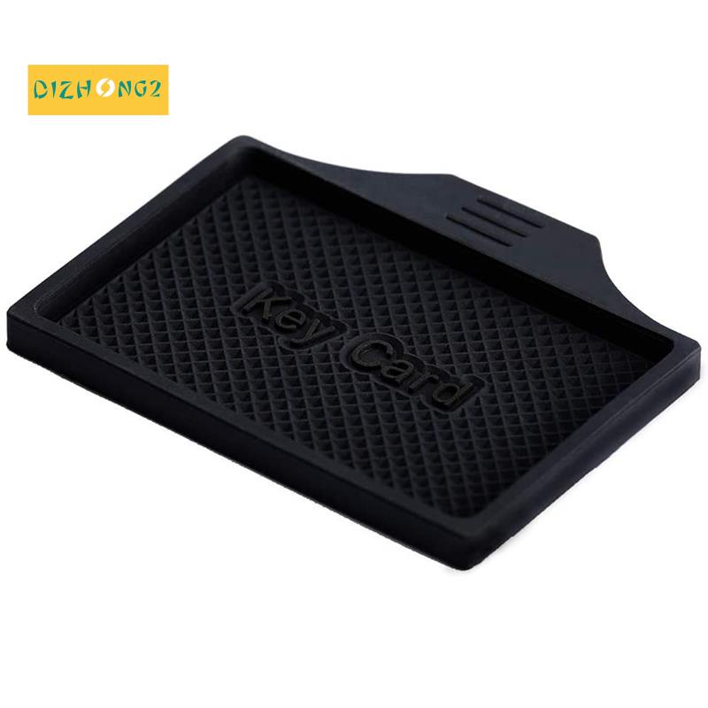 Miếng Lót Silicon Mềm Màu Đen Chống Trượt Để Đựng Thẻ / Chìa Khóa Trung Tâm Điều Khiển Trung Tâm Cho Tesla Model 3 Y