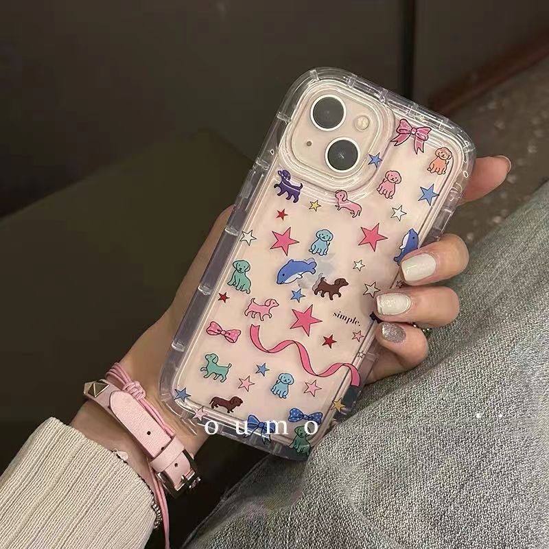 ✅Ốp Điện Thoại Trong Suốt Họa Tiết Hoạt Hình Kiểu Nhật Hàn Dễ Thương Cho Iphone 11 / 8ppromax 14iphone12137 H7Q7