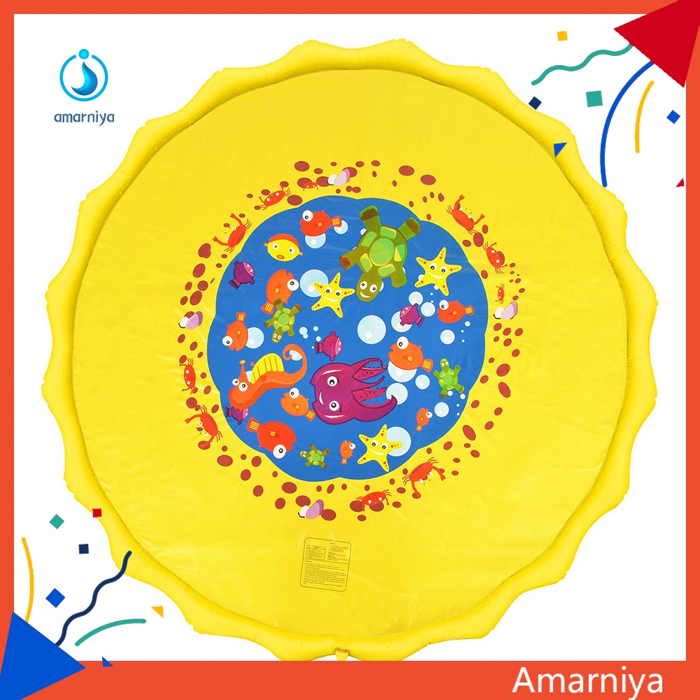 Thảm Bơm Hơi Chơi Trò Chơi Ngoài Trời Mùa Hè Cho Trẻ Em