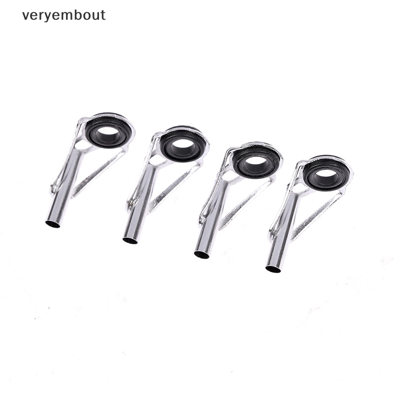 Set 8 Khuyên Bằng Thép Không Gỉ Gắn Cần Câu Cá Chuyên Dụng