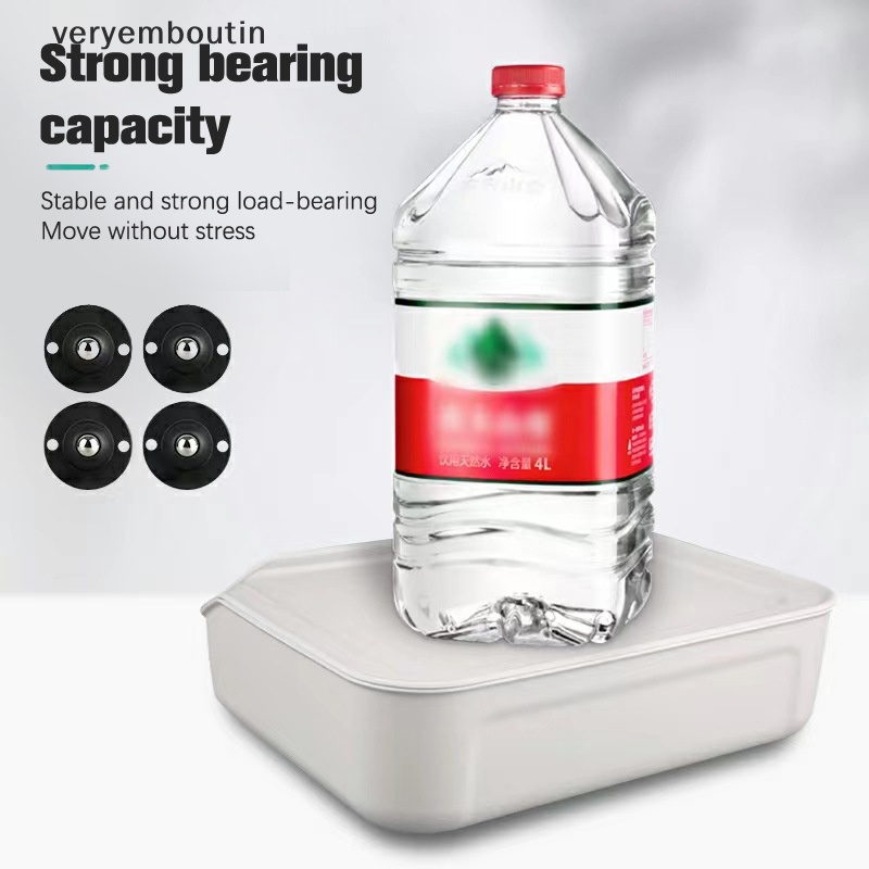 Bánh Xe Ròng Rọc Xoay 360 Độ Mini Bằng Thép Không Gỉ Thông Dụng Cho Thùng Rác Nội Thất