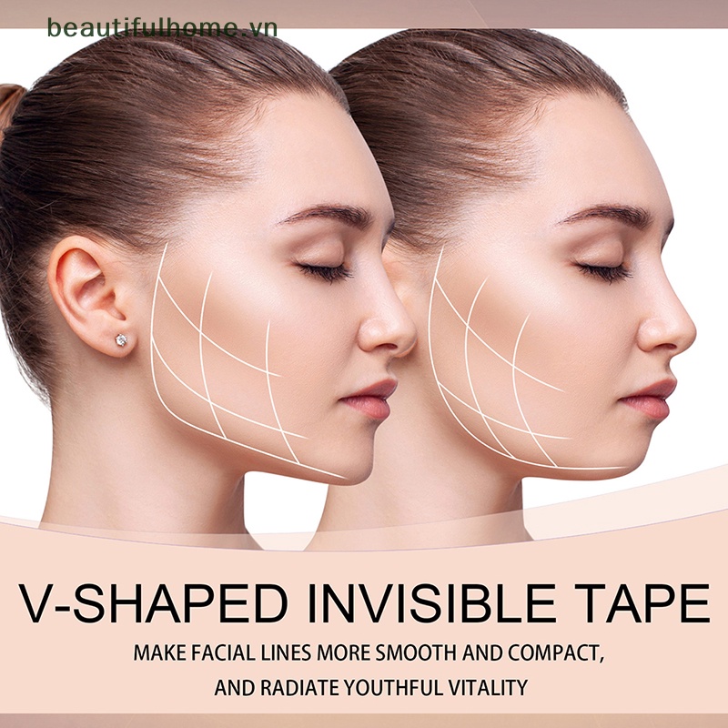 Bộ 40 Miếng Dán Nâng Cơ Mặt Chống Nếp Nhăn Tạo Khuôn Mặt Chữ V Tức Thì