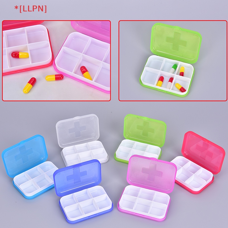 Hộp Đựng Thuốc 6 Ngăn Tiện Dụng Khi Đi Du Lịch