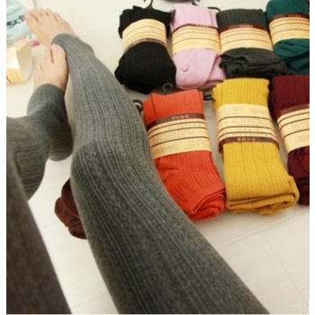 Quần Tất Dày Giữ Ấm Co Giãn Ôm Dáng Cho Nữ