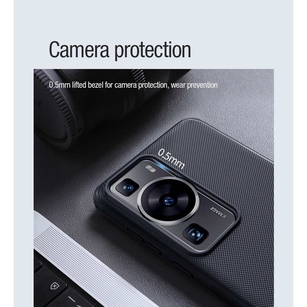 Ốp lưng Huawei P60 Pro Nillkin Frosted Shield Pro nam châm Ốp lưng cho Huawei P60