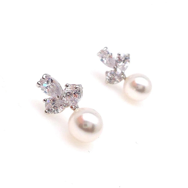 Ygt Bông Tai Đính Ngọc Trai Giả Thanh Lịch Cho Nữ