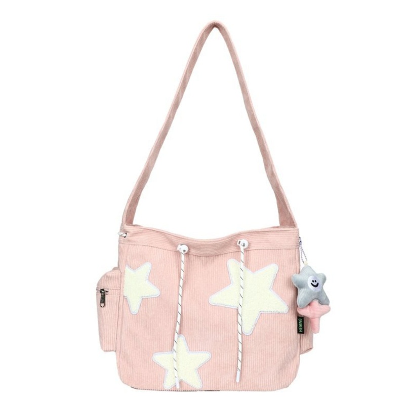 Túi Đeo Chéo Vai Sức Chứa Lớn Bằng Vải Nhung Thời Trang Dành Cho Nữ