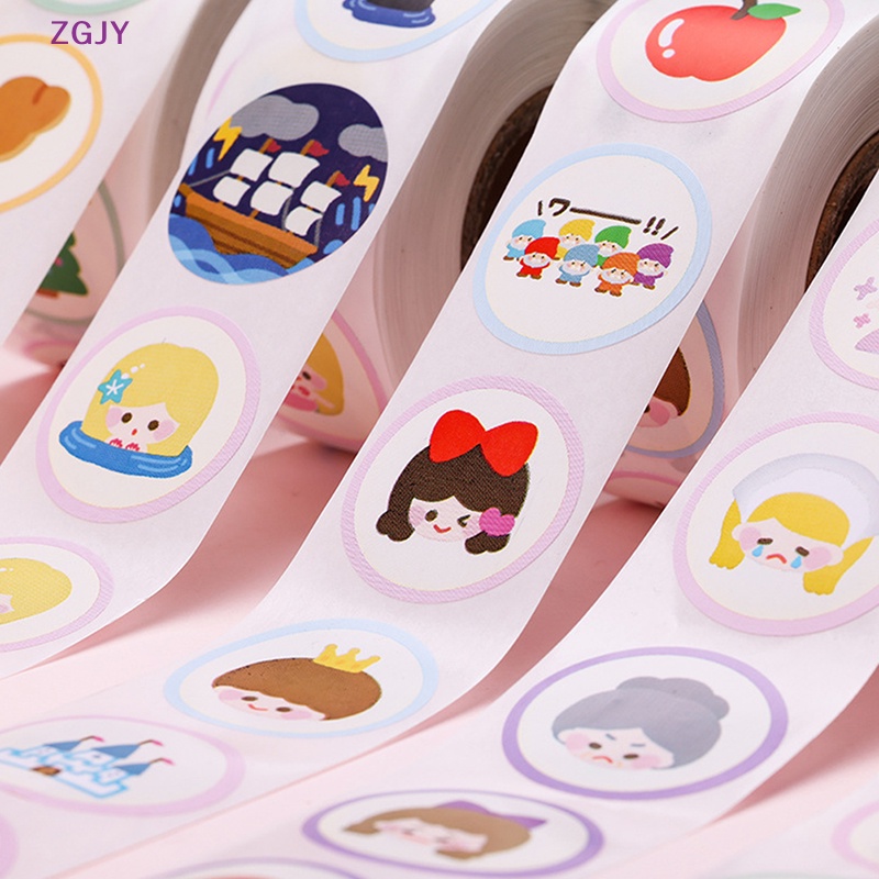 Set 500 Miếng Dán Khen Thưởng Hình Động Vật Dễ Thương Cho Bé Mới