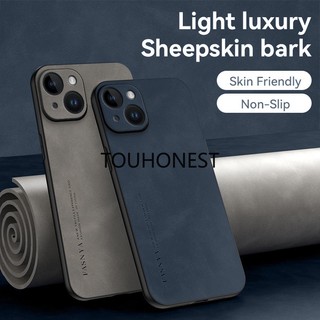 For Apple Ốp Điện Thoại iPhone 14 Pro Max Ốp Lưng iPhone 13 Pro Max Case iPhone 7 Plus Case iPhone 8 Plus Case iPhone 14 Plus Case iPhone SE Case Luxury ShockProof Simple Silicone Matte Frosted Textured Lambskin Leather Phone Cover Cassing Case TP