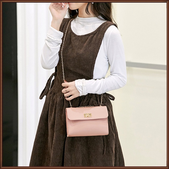 Jaz Túi Đeo Chéo Một Bên Vai Sang Trọng Với Khóa Bắt