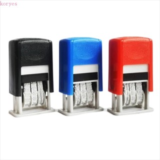 Con dấu đóng dấu ngày tháng 4mm tự đóng dấu diy
