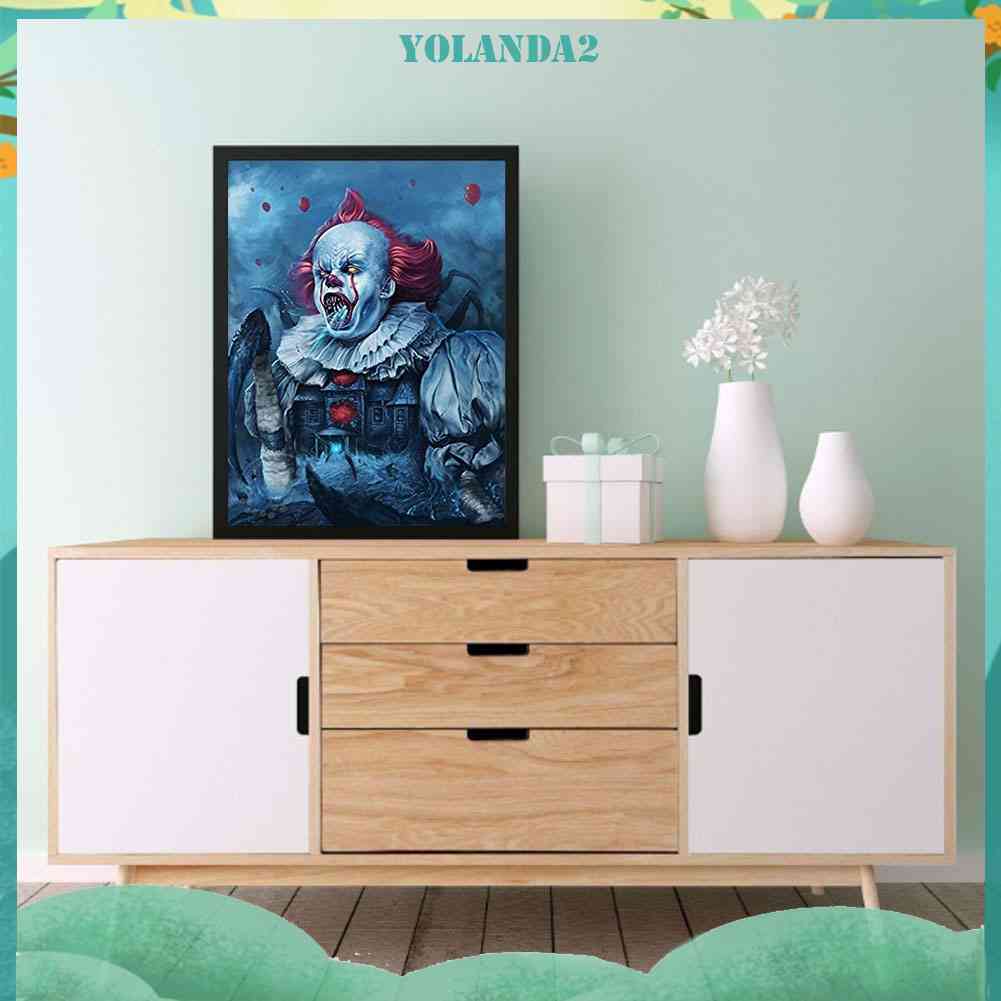 Tranh Đính Đá Kim Cương Toàn Bộ 5D DIY Hình Vẽ Nhân Vật Trang Trí Tường