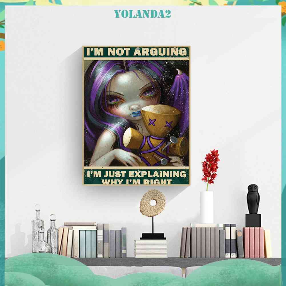 Tranh Đính Đá Kim Cương Toàn Bộ 5D DIY Hình Búp Bê