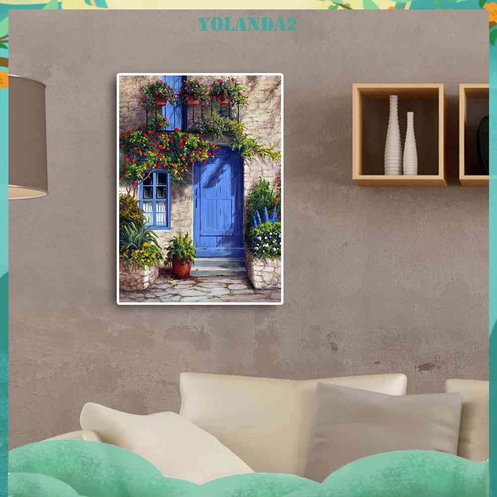 Tranh Đính Đá Kim Cương Toàn Bộ 5D DIY Hình Vẽ Vườn Hoa