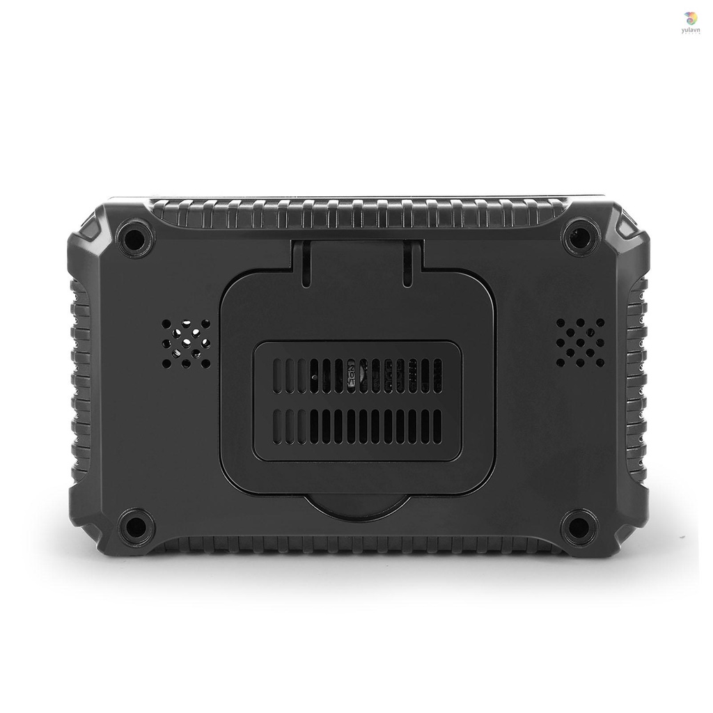 Máy Đo Độ Ẩm Không Khí Carbon Dioxide HCHO CO2 TVOC 5 Trong 1 Màn Hình LCD Đa Năng