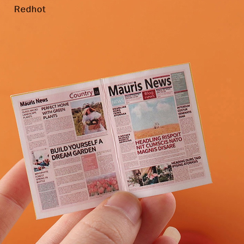 Set 9 Tờ Báo Mini 1: 12 Dùng Để Trang Trí Nhà Búp Bê