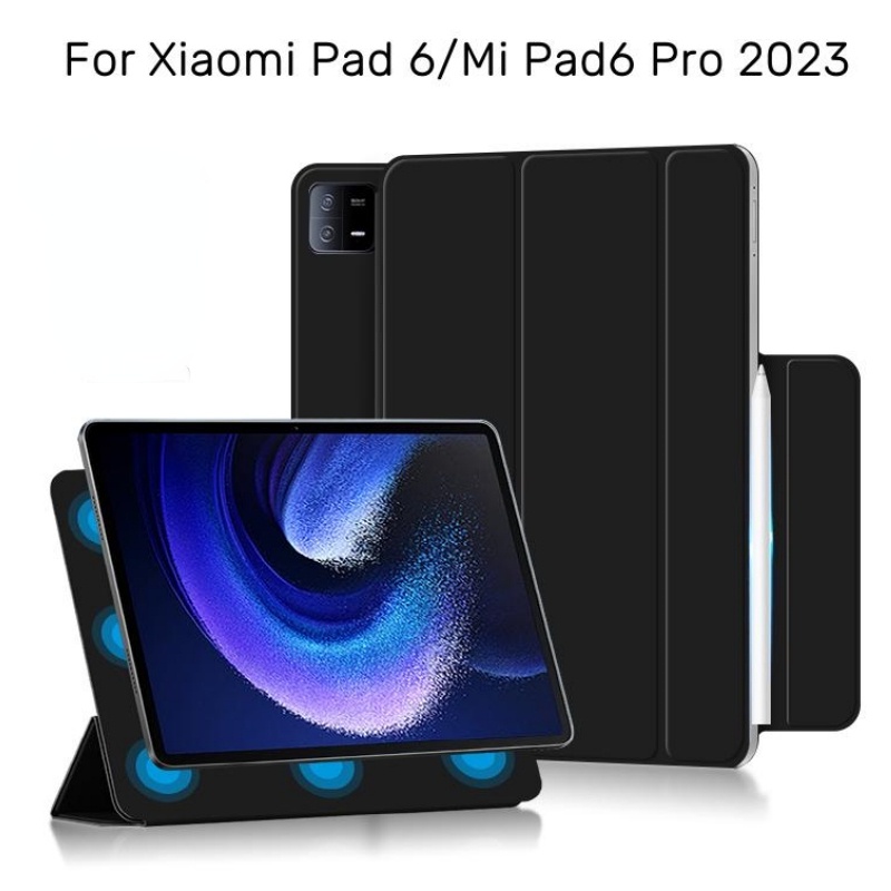 Bao Da PU Máy Tính Bảng Nắp Gập Nam Châm Kiêm Giá Đỡ Cho Xiaomi Mi Pad 6 Pro 11 inch Xiaomi Pad 6 Mi Pad 6 Pro 11 "2023