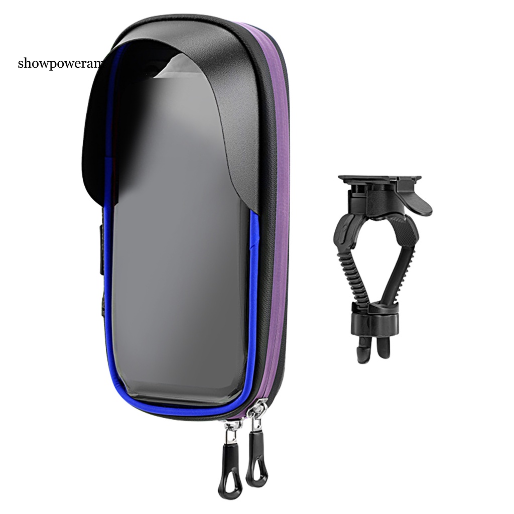 1 Bộ Túi Đựng Điện Thoại Đa Hướng Gắn Tay Lái Xe Đạp Có Thể Chạm Màn Hình Cảm Ứng