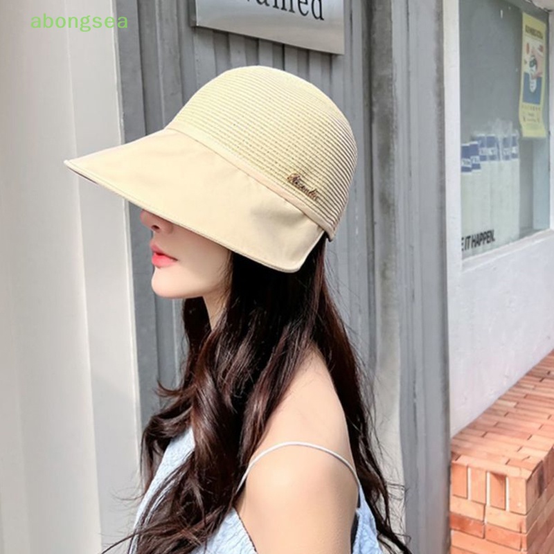 Mũ Cói Rộng Vành Chống Nắng Tia UV Thoáng Khí Thời Trang Đi Biển Mùa Hè Cho Nữ