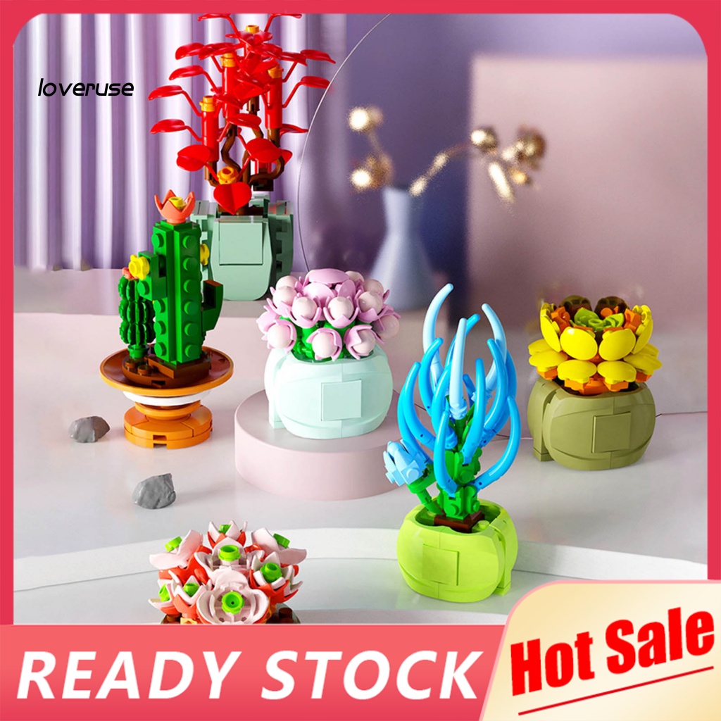 1 Bộ Khối Xây Dựng Hình Hoa DIY An Toàn