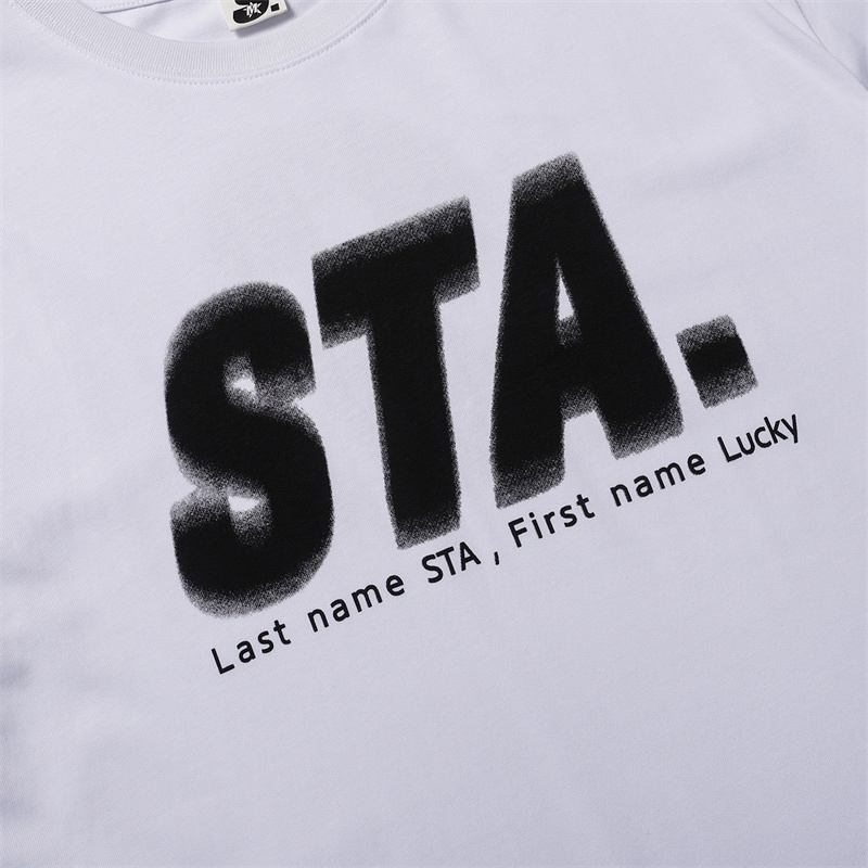 Sta- Áo Thun Tay Ngắn In Hình monogram Đường Phố Mới Nhất Thời Trang Cho Nam Và Nữ