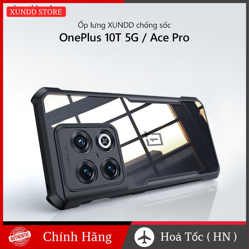 Ốp lưng XUNDD OnePlus 10T 5G / Ace Pro Mặt lưng trong, Viền TPU, Chống sốc