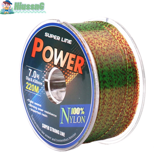 1 Cuộn 220m Dây Câu Cá Chất Liệu Fluorocarbon