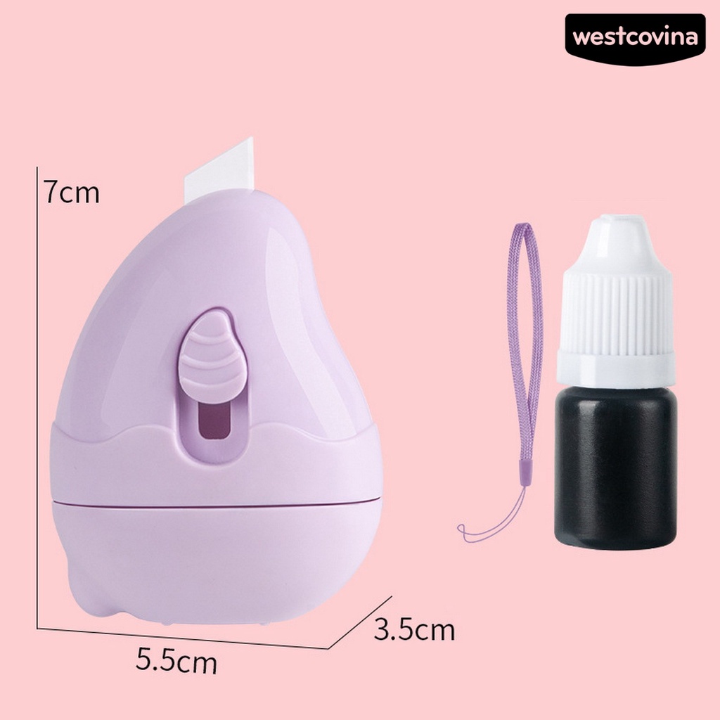 [COD]♪1 Bộ Con Dấu Lăn Nhanh Khô Chống Thấm Nước Giúp Bảo Vệ Sự Riêng Tư Tiện Dụng