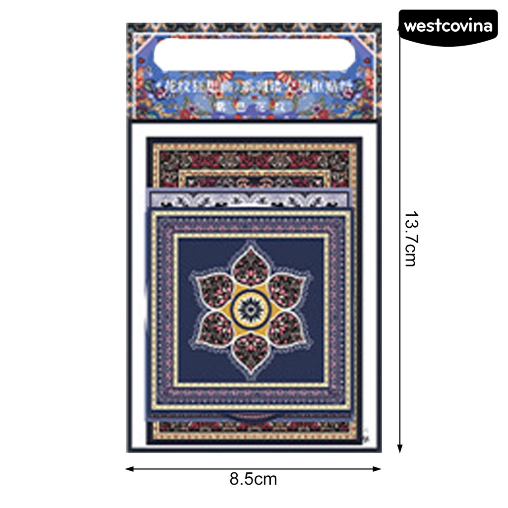 [COD]♪1 Gói Nhãn Dán Tự Dính Họa Tiết Hoa Dùng Trang Trí Sổ Tay