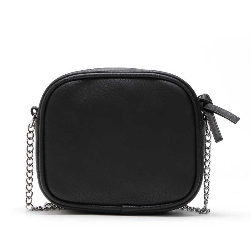 Ielgy Túi Đeo Vai Hình Vuông Màu Trơn Phối Dây Xích Mẫu Ngôi Sao Phong Cách Nước