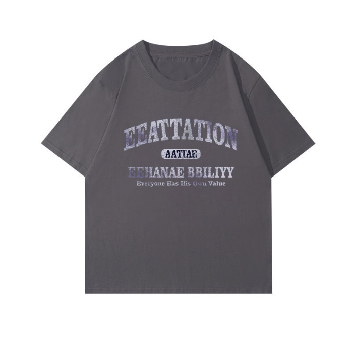 Áo Thun Unisex 100% Cotton Nguyên Chất Ngắn Tay Phong Cách Hàn Quốc Mới NRVP 2023