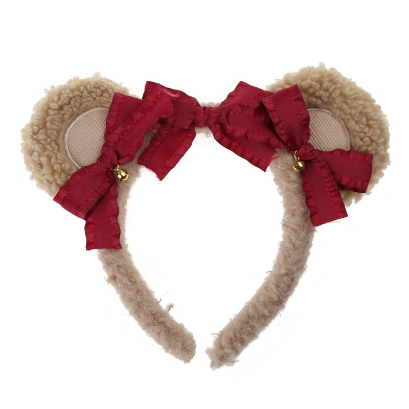 Băng Đô Tai Gấu Bông Hóa Trang Dễ Thương Dành Cho Trẻ Em Và Người Lớn