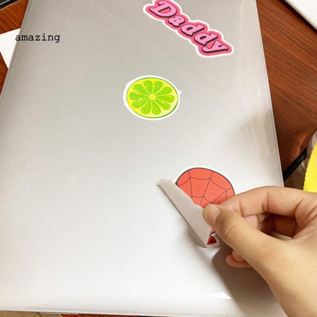 Set 50 Miếng Dán Graffiti Trang Trí Sổ Tay / Ván Trượt / Hành Lý Không Để Lại Dấu Vết