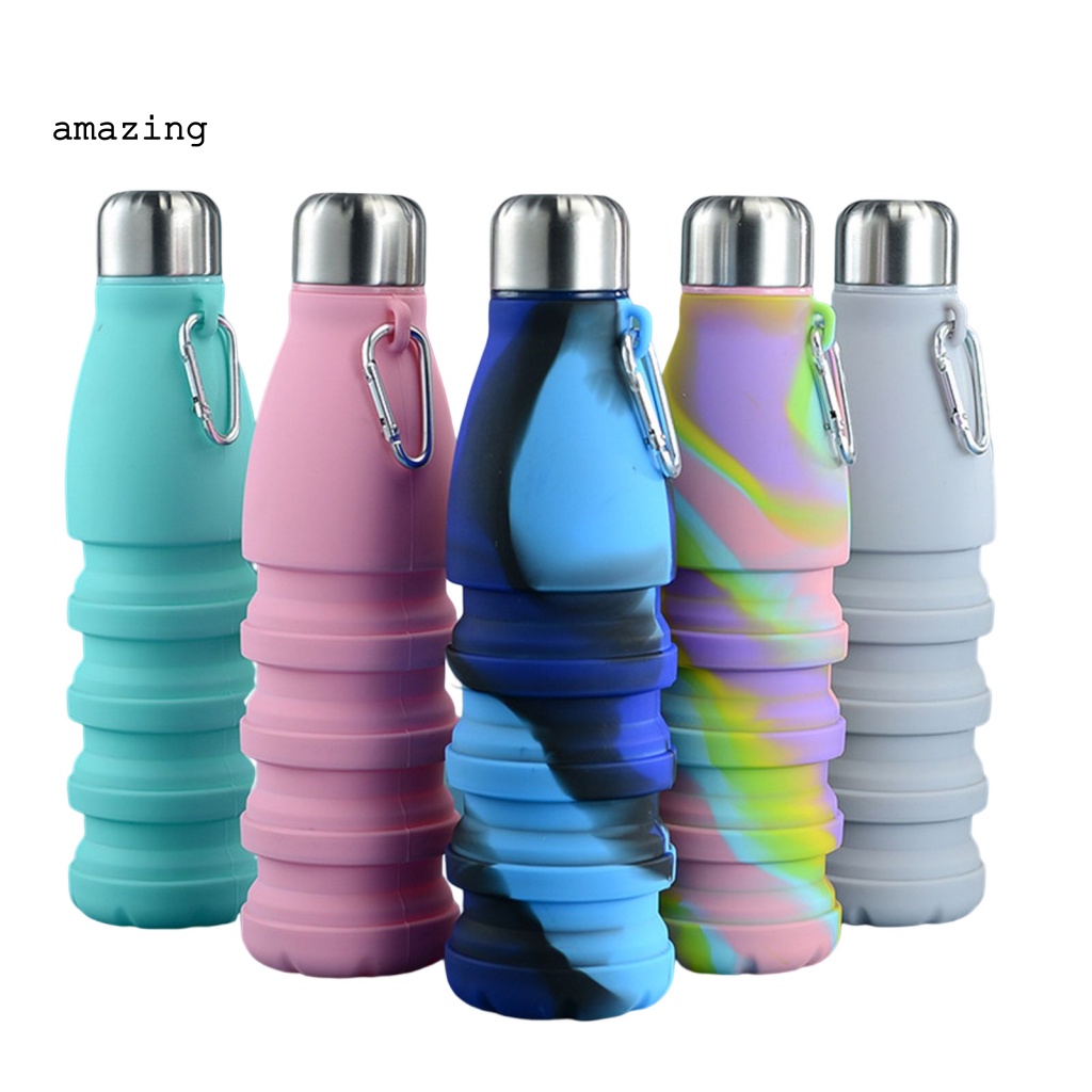 Bình Đựng Nước Gọn Nhẹ Có Thể Gấp Gọn Tiện Dụng Mang Theo Du Lịch / Chơi Thể Thao