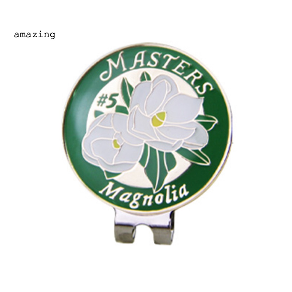 1 Bộ Kẹp Gắn Nón Đánh Golf Mini Bằng Hợp Kim Kẽm Từ Tính Bền Bỉ