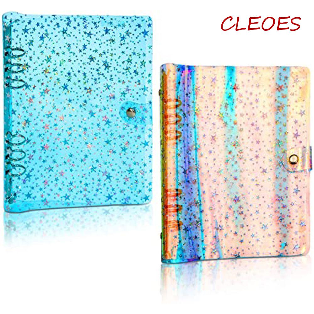 Vỏ Bọc Sổ Tay Bằng PVC Mềm Chống Nước Họa Tiết Lá Cây Và Ngôi Sao