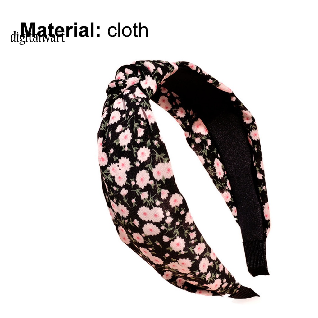 Kỹ Thuật Số| Băng Đô Thắt Nút Bản Rộng Tùy Chỉnh Thời Trang Cho Nữ