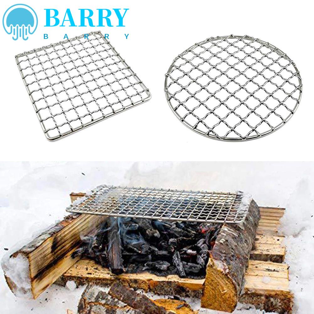 Tấm Lưới Nướng Bbq Bằng Thép Không Gỉ Tiện Dụng Khi Đi Cắm Trại