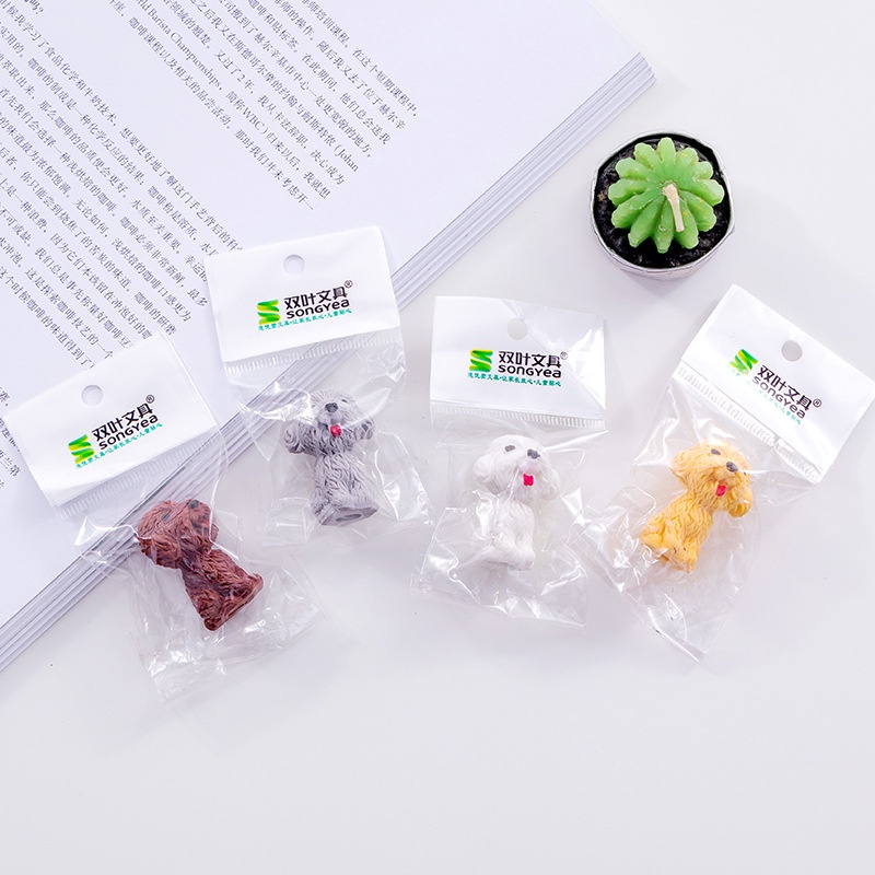 Tẩy Chì Hình Chó Dễ Thương, Gôm Tẩy Hình Cún Đáng Yêu