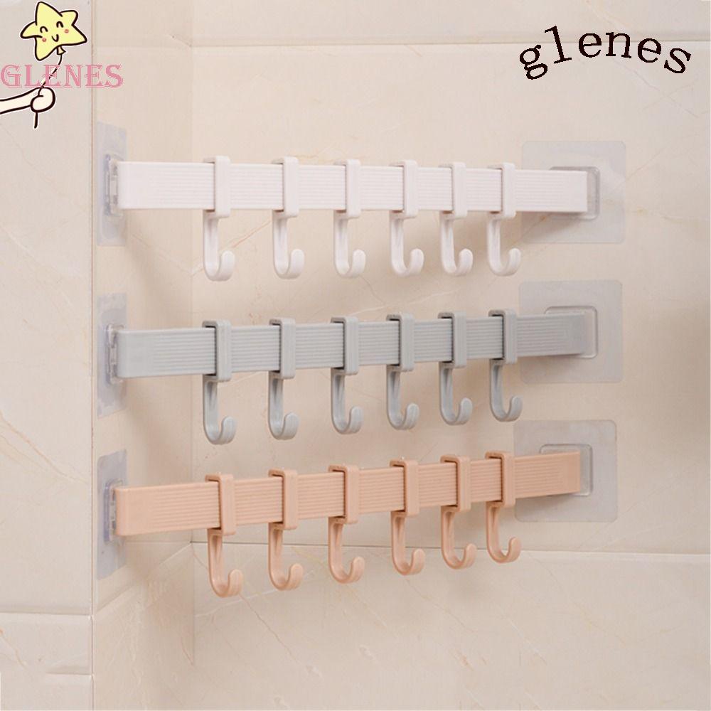 Móc Nhựa Treo Khăn Đa Năng Gắn Tường Không Cần Đục Lỗ Có Thể Điều Chỉnh