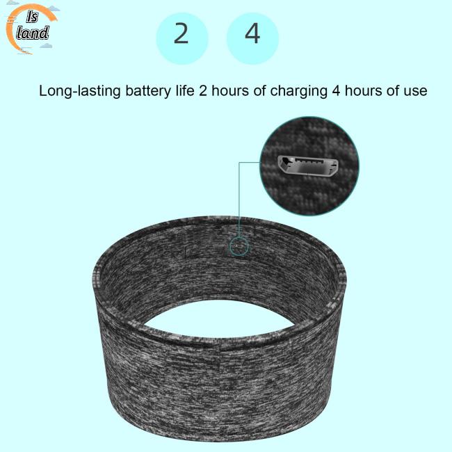 [IS] Băng Đô Tích Hợp Tai Nghe Bluetooth Không Dây Dùng Khi Chơi Thể Thao / Tập Yoga / Chạy Bộ / Chạy Bộ