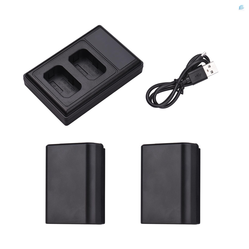 Bộ Sạc Pin Thông Minh NP-FW50 1 Kênh Kép + 2 Pin Sạc 7.4V 1500mAh NP-FW50