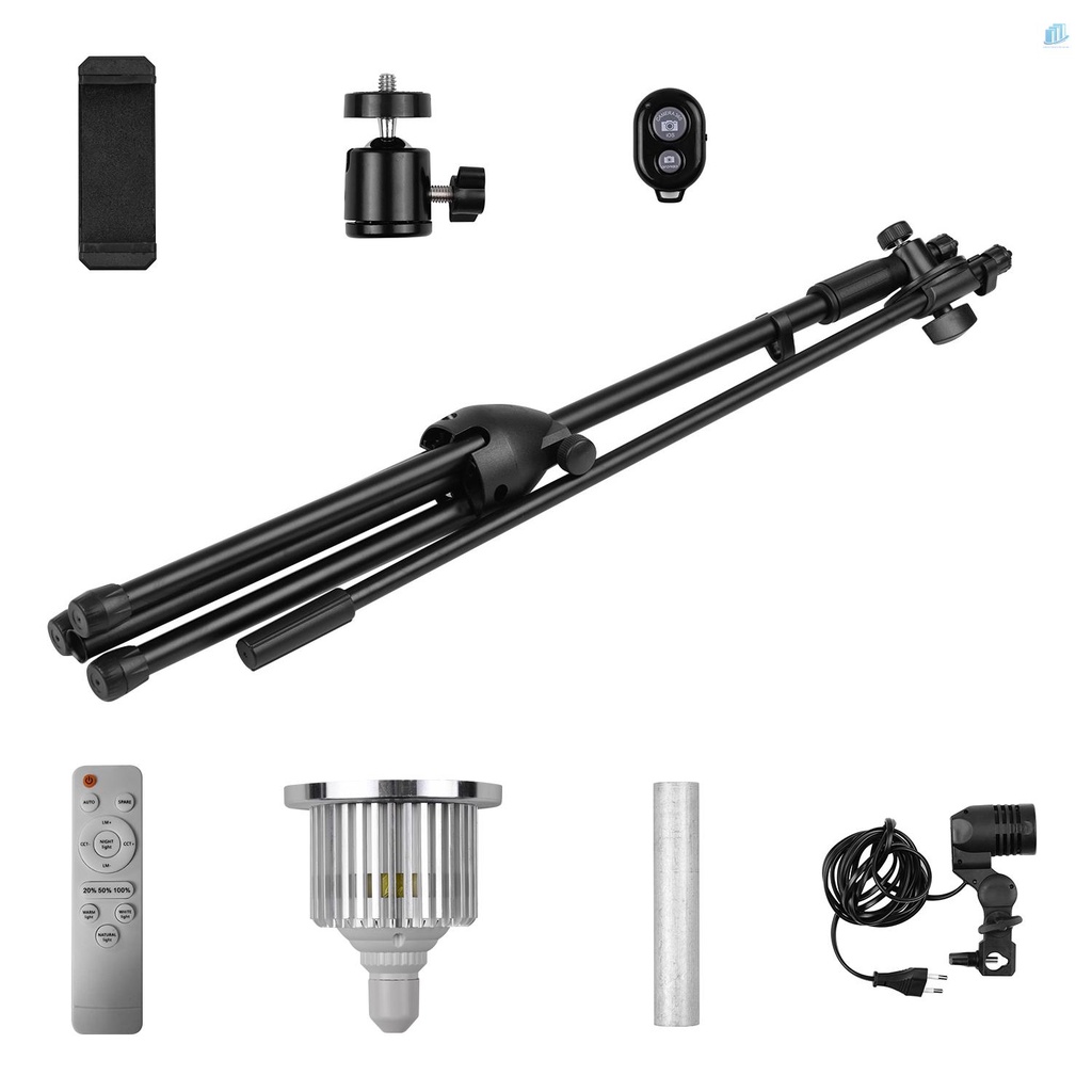 Bộ Giá Đỡ Đèn LED Chụp Ảnh Chuyên Nghiệp 140cm / 4.6ft Bằng Hợp Kim Nhôm Có Thể Điều Chỉnh Độ Cao