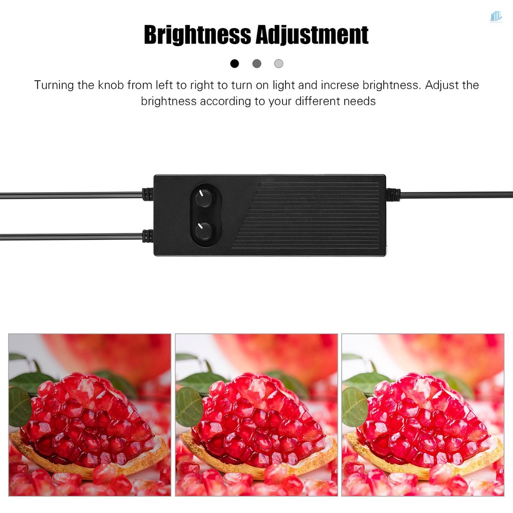 ANDOER Hộp Đèn LED Chụp Ảnh Di Động 4 Màu 16inch / 40cm Có Thể Xếp Gọn Với Phích Cắm EU