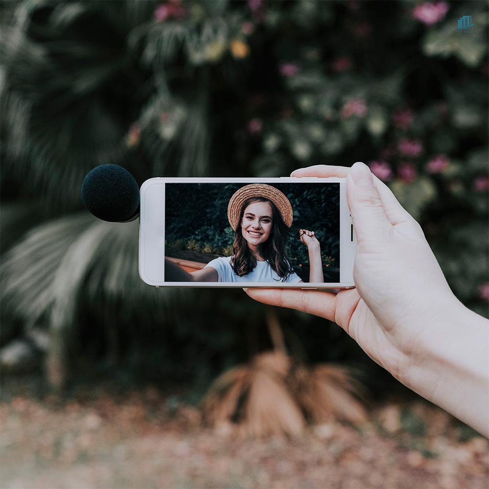 Micro Mini TRRS Giắc Cắm 3.5mm Chuyên Dụng Cho Điện Thoại Thông Minh Android Andoer MIC06