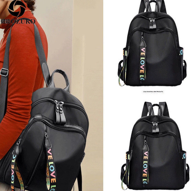 Ba Lô Vải Oxford Sức Chứa Lớn Phong Cách Hàn Quốc Thời Trang Cho Nữ